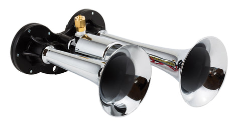 Kleinn Air Horns - 99 - Chrome Compact Dual Horn