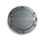 AMP Research 73000-00A Brushed Aluminum Fuel Door For 2007-2018 Jeep Wrangler JK/JK Unlimited 2-Door/4-Door