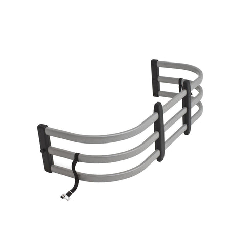 AMP Research 74813-00A Silver BedXTender HD Max Truck Bed Extender For 2004-2024 Ford F-150 (Excludes 2004 F-150 Heritage) 2005-2008 Lincoln Mark LT 2007-2022 Toyota Tundra Standard Bed