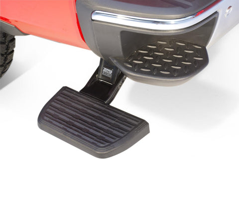 AMP Research 75314-01A BedStep Retractable Bumper Step For 2014-2018 Silverado/Sierra 1500 (Incl 2019 Silverado LD/Sierra Limited) 2015-2019 Silverado/Sierra 2500/3500