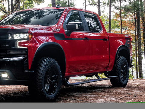 AMP Research 76154-01A PowerStep Electric Running Boards Plug N Play System For 2014-2018 Silverado/Sierra 1500 (Incl 2019 Silverado LD/Sierra Limited) 2015-2019 Silverado/Sierra 2500/3500 (Excludes Diesel) Double And Crew Cab