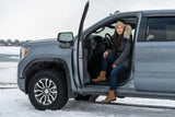 AMP Research 76254-01A PowerStep Electric Running Boards Plug N Play System For 2019-2021 Chevrolet/GMC Silverado/Sierra 1500 22 Silverado LTD/Sierra Limited 20-22 Chevrolet Silverado/GMC Sierra 2500/3500 Double And Crew Cab