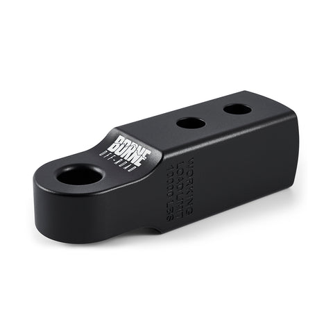 Borne Off-Road BNHR-2-BK 2 In Hitch Receiver Shackle Mount  Black