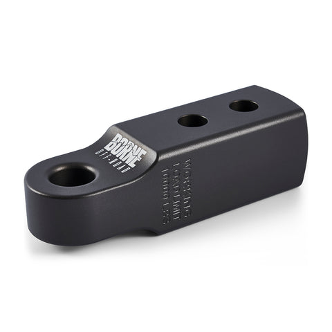 Borne Off-Road BNHR-2-HA 2 In Hitch Receiver Shackle Mount  Hard Anodized Gray