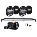 Mishimoto BNLT-BR-21M-B27 7 Bumper Round Lights  Fits Ford Bronco 2021+ W/Modular Bumper