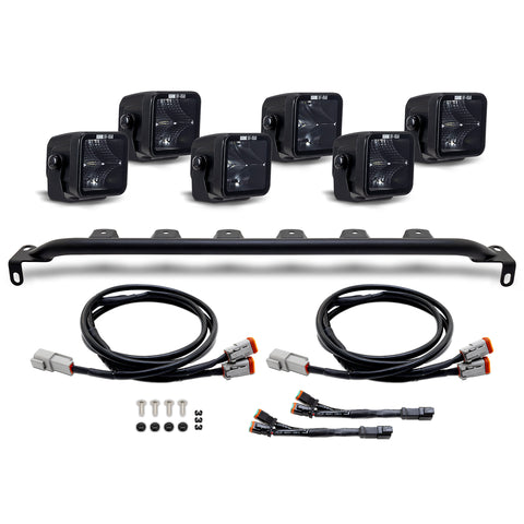 Mishimoto BNLT-BR-21M-B6U Bumper Pod Lights (6)  Fits Ford Bronco 2021+ W/Modular Bumper And Upfitter