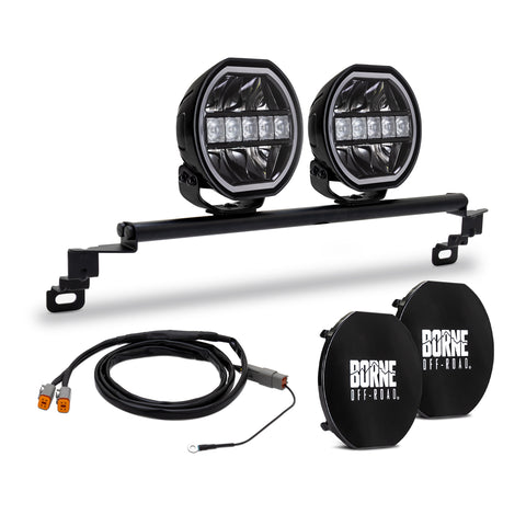Mishimoto BNLT-BR-21S-B27U 7 Bumper Round Lights  Fits Ford Bronco 2021+ W/Standard Bumper And Upfitter