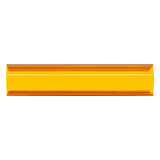 Borne Off-Road BNLT-COV-SS10YL Light Bar Cover  Amber  Single Row 10 In
