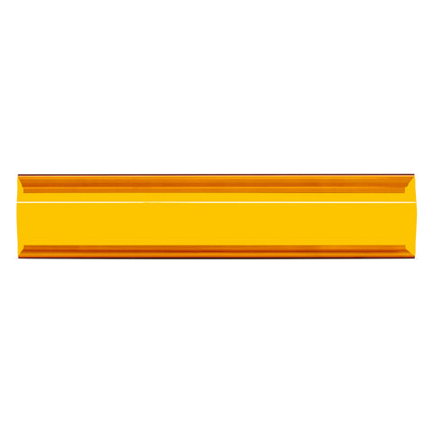 Borne Off-Road BNLT-COV-SS10YL Light Bar Cover  Amber  Single Row 10 In