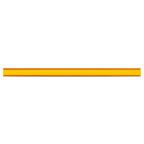 Borne Off-Road BNLT-COV-SS50-YL Light Bar Cover  Amber  Single Row 50 In