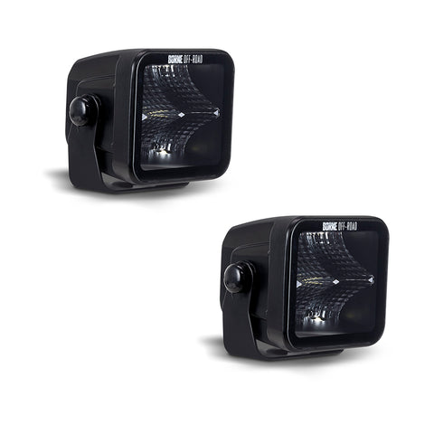 Borne Off-Road BNLT-LP33-2F Light Pod Pair  3x3  Flood