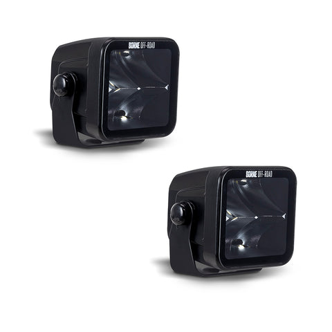 Borne Off-Road BNLT-LP33-2S Light Pod Pair   3x3  Spot
