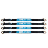 Borne Off-Road BNRTC-TD-4BK Vehicle Ratchet Tie-Down Kit  Black