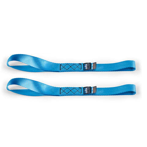 Borne Off-Road BNRTC-TDHD-2BL Heavy-Duty Ratchet Tie-Down Kit (2-pack)  Blue
