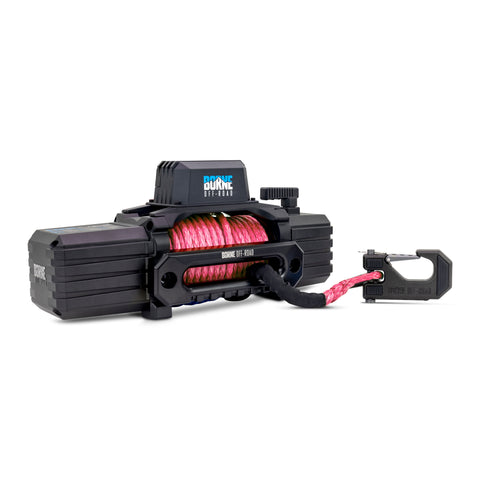 Borne Off-Road BNWN-10-SPK 10K Winch  Pink  Synthetic Rope