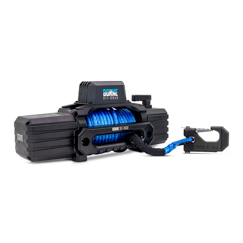 Borne Off-Road BNWN-12-SBL 12K Winch  Blue  Synthetic Rope
