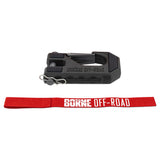 Borne Off-Road BNWN-HK-01 Winch Hook & Hand Tether  Red