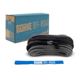 Borne Off-Road BNWN-SR-38-85GR Replacement Synthetic Winch Rope  Gray  3/8 In X 85 Ft