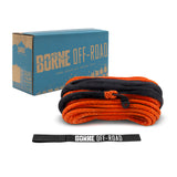 Borne Off-Road BNWN-SR-38-85OR Replacement Synthetic Winch Rope  Orange  3/8 In X 85 Ft