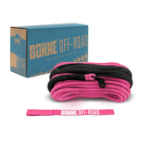 Borne Off-Road BNWN-SR-38-85PK Replacement Synthetic Winch Rope  Pink  3/8 In X 85 Ft