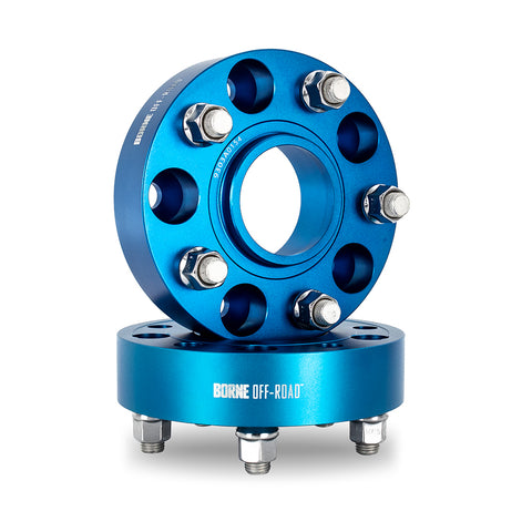 Borne Off-Road BNWS-003-300BL Wheel Spacers  Blue  5X127  71.6mm Center Bore  M14 X 1.5  1.20in