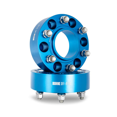 Borne Off-Road BNWS-007-380BL Wheel Spacers  Blue  6x135  87.1 Center Bore  M14x1.5  1.50in