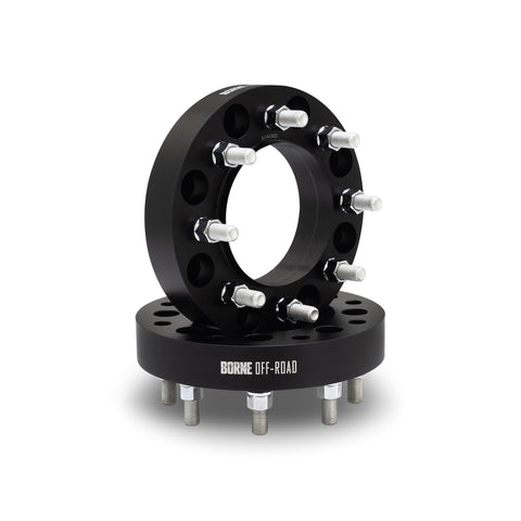 Borne Off-Road BNWS-012-381BK Wheel Adapters  Black  8x180 To 8x6.5  1.50in