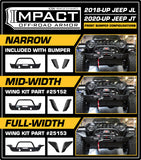 18-UP JEEP JL / 20-UP JT FRONT IMPACT FULL WIDTH WINGS