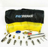 Air Tank Curly Hose And Accessory Kit 25 Foot Hose