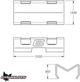 Camburg Engineering Weld-on Large Dbl Multi-Purpose Bracket CAM-040102