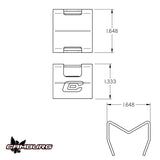 Camburg Engineering Weld-on Large Sgl Multi-Purpose Bracket CAM-040103