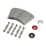 Camburg Engineering Gold Fender Washer (10 Pack) (Aluminum Washer Bolt Body Clip 1/8" Tab) CAM-040118