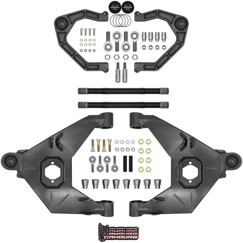 Camburg Engineering 2021-2025 Ford Bronco Excludes Raptor Gray KINETIK X-Joint XL Trail Series Long Travel Kit CAM-110243-KX-GRY