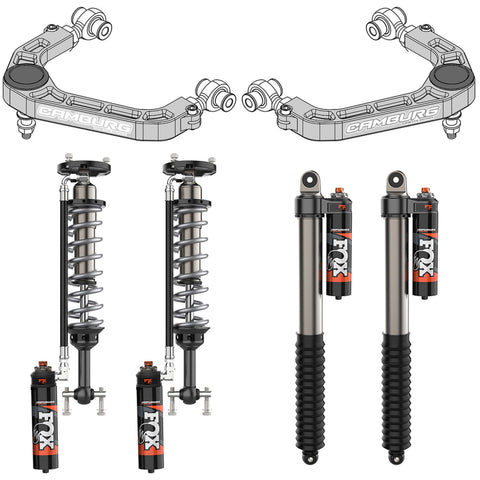 Camburg Engineering 2WD 2021-2024 Ford F-150 Excludes Raptor FOX 2.5 Elite DSC KINETIK Series Lift Kit CAM-110280-K