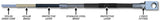Camburg Engineering Ford Raptor '17-20 L/T Rear Brake Line Kit ( 2.5" | 22"L) CAM-130027