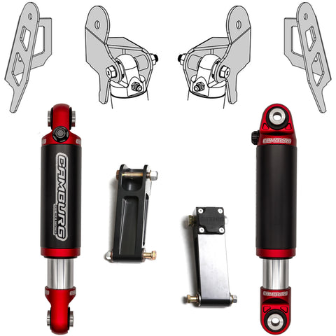 Camburg Toyota Tacoma '05-23 Front Slapper Bump Stop Kit W/ UCA Gussets & Camburg 2.5 Bumps