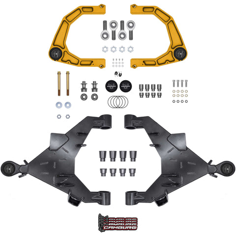 Camburg Engineering 2WD/4WD 2022-2025 Toyota Tundra Gold KINETIK Uniball Trail Series Long Travel Kit CAM-310217-K-GLD