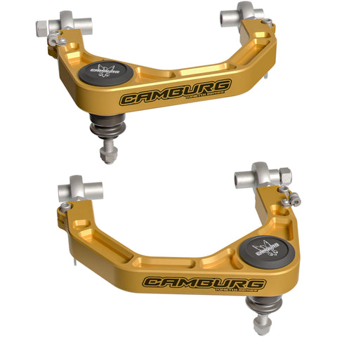 Camburg 22'-25' LX600 | 24'-25' GX550 | 25' 4Runner | 24'-25' Land Cruiser | 24'-25' Tacoma KINETIK Series Gold X-Joint XL Upper Control Arm Kit