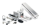 180 Hitch Chrome Ball 10" Drop Hitch With 2" Shank- Keyed Alike WS05 WS11 WS12Included