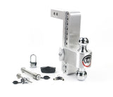 180 Hitch Chrome Ball 10" Drop Hitch With 2" Shank- Keyed Alike WS05 WS11 WS12Included