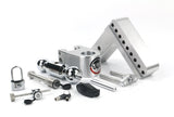 180 Hitch Chrome  Ball 6" Drop Hitch With 2.5" Shank Keyed Alike WS05 WS11 WS12 Included