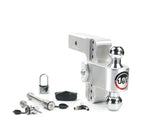 180 Hitch Chrome  Ball 6" Drop Hitch With 2.5" Shank Keyed Alike WS05 WS11 WS12 Included