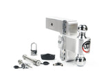 180 Hitch Chrome Ball 6" Drop Hitch With 3" Shank Keyed Alike WS05 WS11 WS12 Included