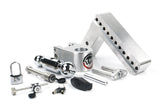 180 Hitch Chrome Ball 8" Drop Hitch With 2.5" Shank Keyed Alike WS05 WS11 WS12 Included
