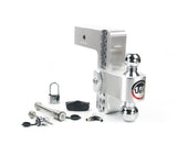 180 Hitch Chrome Ball 8" Drop Hitch With 3" Shank Keyed Alike WS05 WS11 WS12 Included