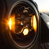 DOT LP6 LED Headlight Replacement - Universal (Amber)