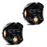 DOT LP6 LED Headlight Replacement Pair - Universal (Amber)