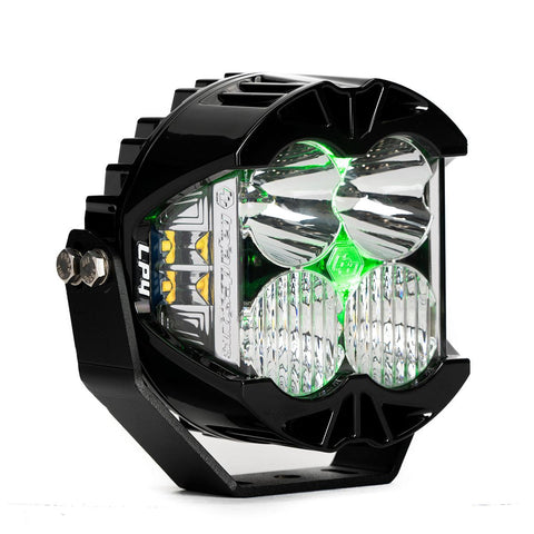 LP4 Pro LED Auxiliary Light Pod (Light Pattern: Driving/Combo; Color: Clear; Backlight: Green)