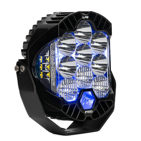 LP9 Pro LED Auxiliary Light Pod (Light Pattern: Driving/Combo; Color: Clear; Backlight: Blue)