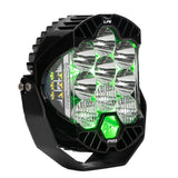 LP9 Pro LED Auxiliary Light Pod (Light Pattern: Driving/Combo; Color: Clear; Backlight: Green)